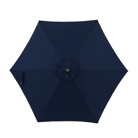 Bistro 7.5-ft Hexagon Market Umbrella with Polyester Canopy