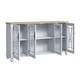 preview thumbnail 15 of 34, 63" Vintage Style Wood Kitchen Accent Buffet Sideboard Cabinet - 63" in Width