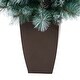 preview thumbnail 3 of 3, 3.5' Frosted Artificial Christmas Tree with 50 Lights in Planter