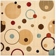 preview thumbnail 5 of 65, SAFAVIEH Porcello Masumah Modern Painterly Geometric Pattern Area Rug 5' x 5' Square - Ivory/Multi