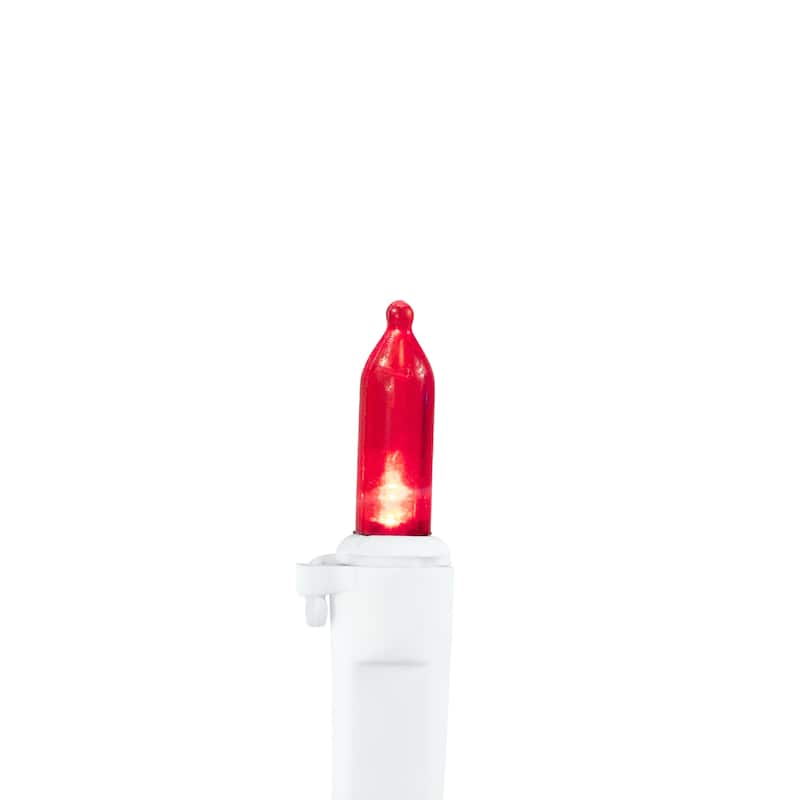 Americana LED Mini Christmas Lights - 32.75' - White Wire - 100ct