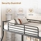 preview thumbnail 14 of 14, Modern Black Metal Bunk Bed