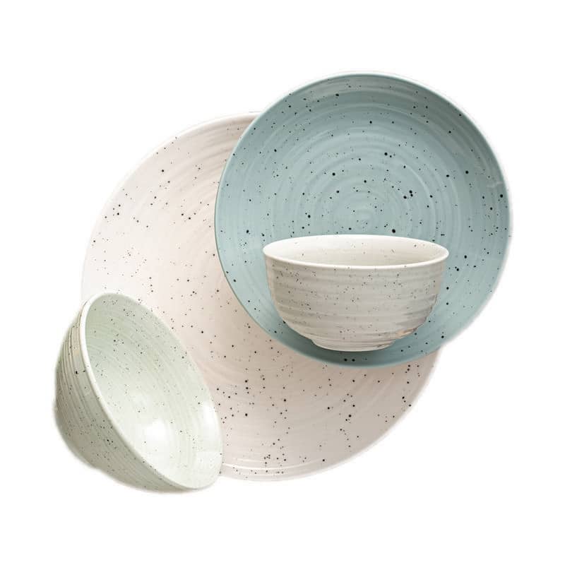 Sango Siterra Artist's Blend 16-Piece Stoneware Dinnerware Set