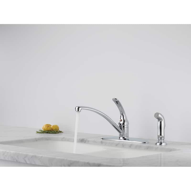 Delta Foundations Kitchen Faucet with Side Spray