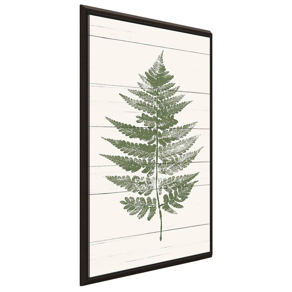 "Fern Print I" Print on Floating Canvas