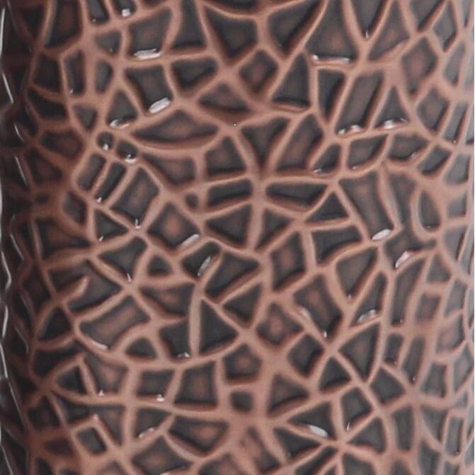 Brass Metal Rustic Vase Set of 3 12" x 4" x 4"