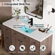 preview thumbnail 55 of 112, 36"/48"/60"/72" Bathroom Vanity Set with Sink & Faucet