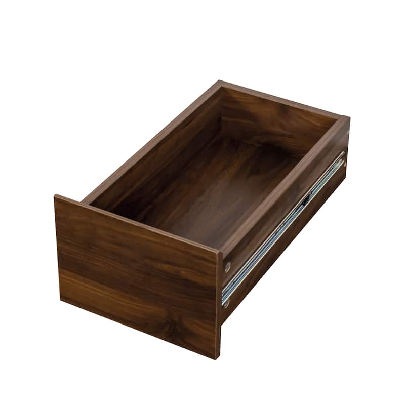 70.87" Height Modern Bookcase - 4-Tier Shelf with 3 Side Drawers & 4 Display Shelves - Tall Wooden Storage Cabinet