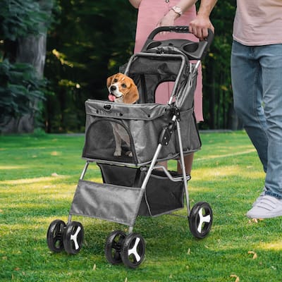 Moasis Pet Stroller with Latch Closure