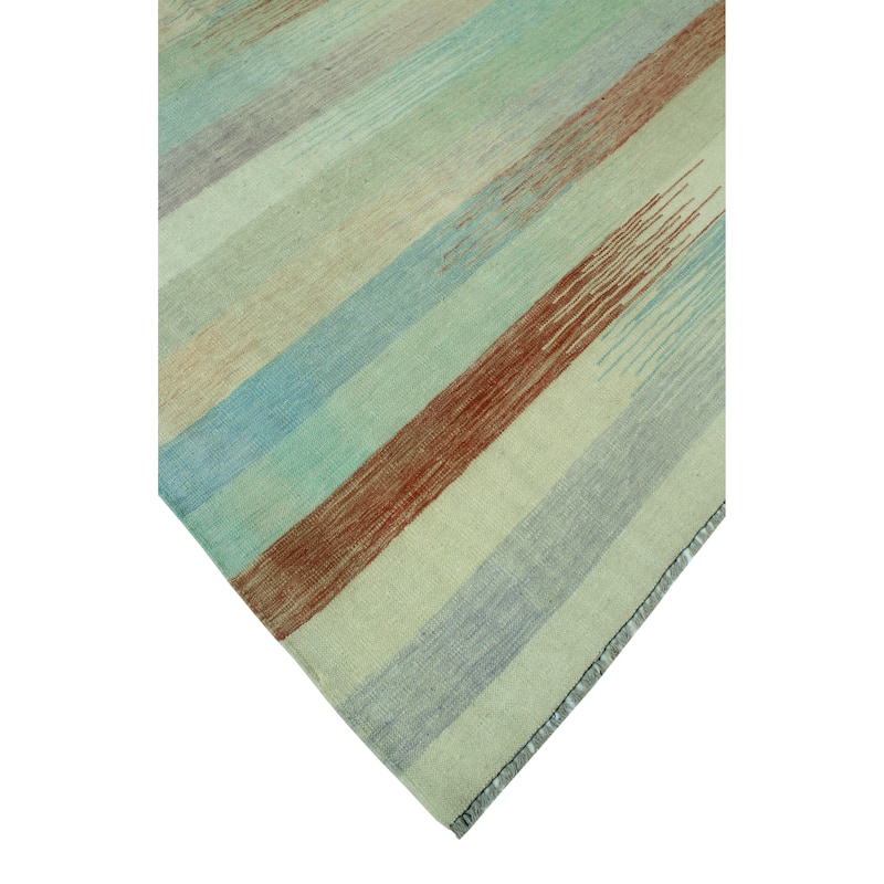 Noori Rug Sun Faded Flatweave Laureen Rust/Ivory Rug - 9'6" x 13'10"