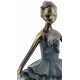 preview thumbnail 5 of 5, Teal Polystone Dancer Decorative Sculpture (Set of 3) - S/3 6"W, 12"H