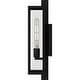 preview thumbnail 3 of 3, Matte Black Outdoor Wall Lantern from the Dale Collection