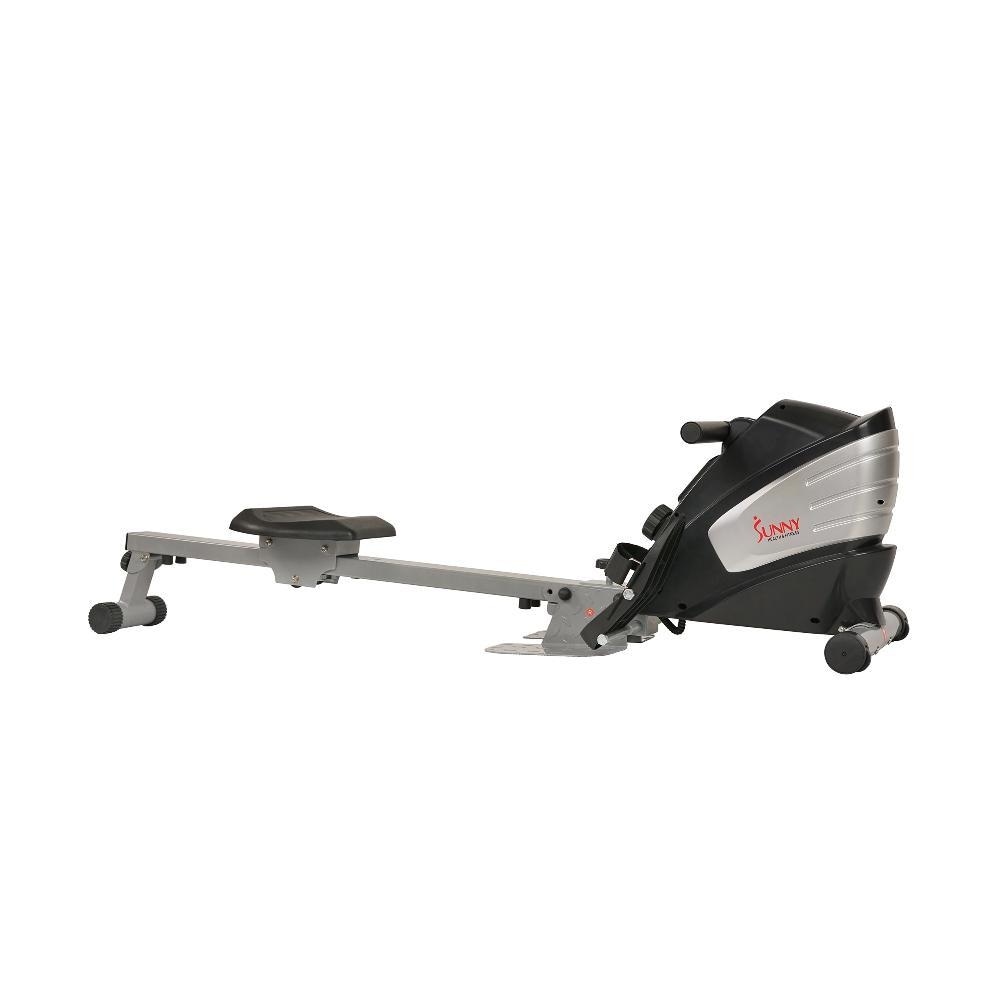 Sunny Health Fitness Sf Rw5622 Dual Function Magnetic Rowing Machine Gray One Size