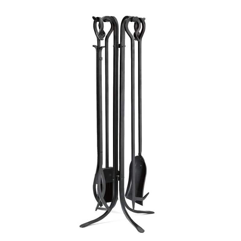 4-Piece Iron Fireplace Tool Set