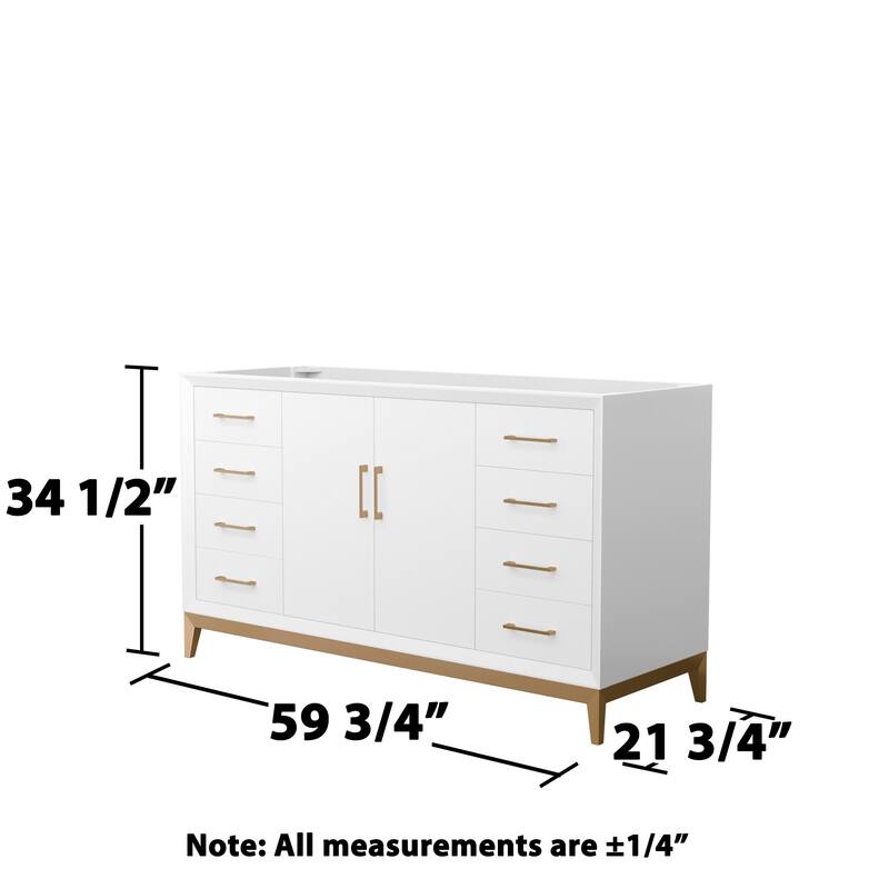 Wyndham Collection WCH818160S-CXSXX-MXX Amici 60" Single Free Standing