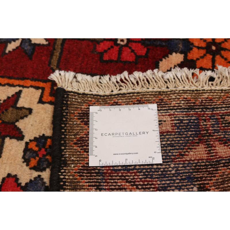 ECARPETGALLERY Hand-knotted Anadol Red Wool Rug - 3'6 x 9'5