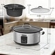 preview thumbnail 19 of 46, 10qt Large Capacity Digital Slow Cooker with Aluminum Pot