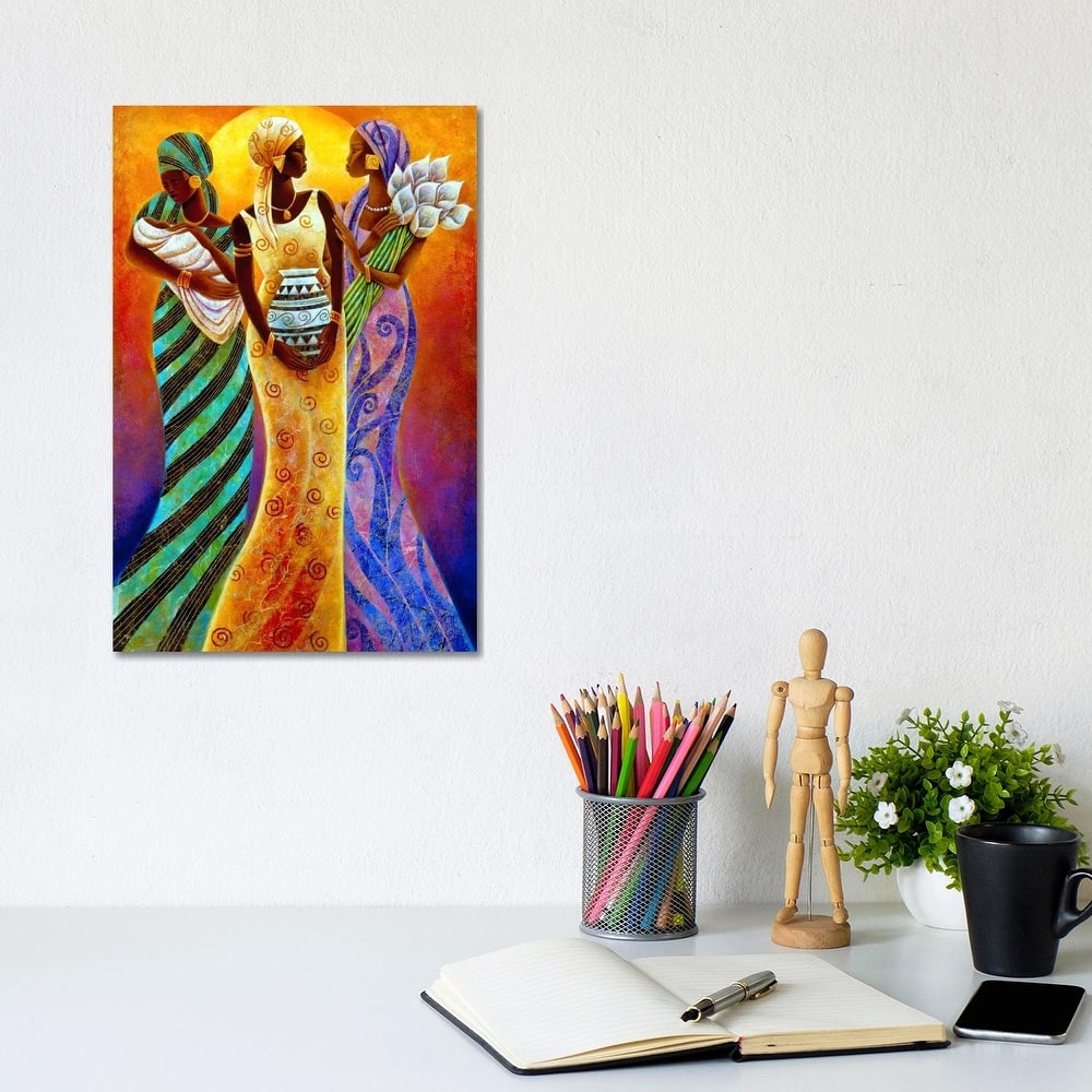 iCanvas "Sisters of The Sun" by Keith Mallett Canvas Print