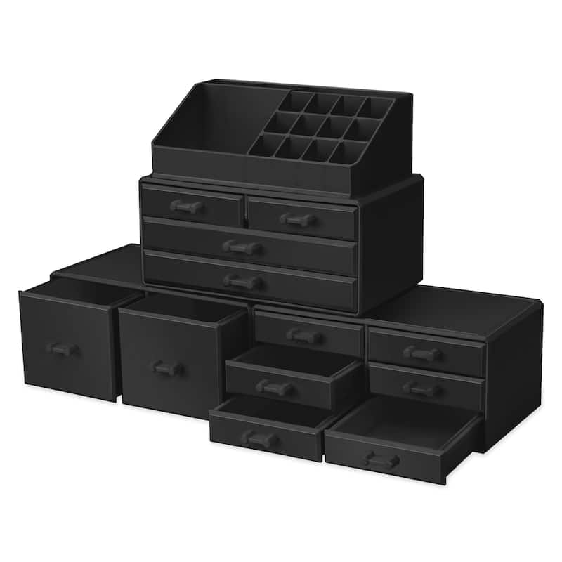 Sorbus Large Makeup Organizer and Storage for Vanity - 9.25" L x 5.25" W x 15.75" H
