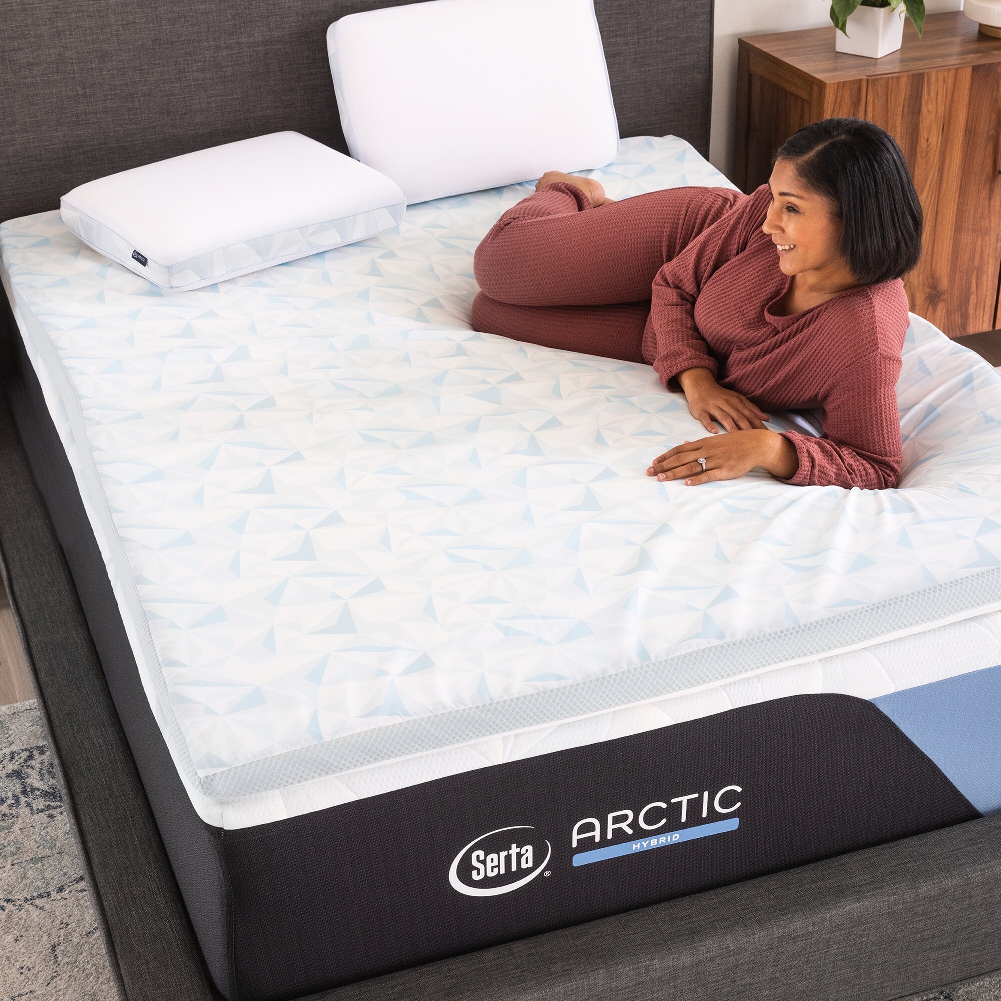 Serta Arctic 25x Cooling 2 Inch Memory Foam Mattress Topper N A