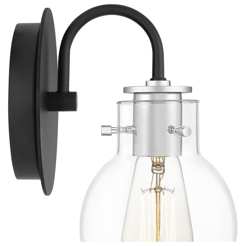 Quoizel Andrews Antique Nickel 1-Light Wall Sconce