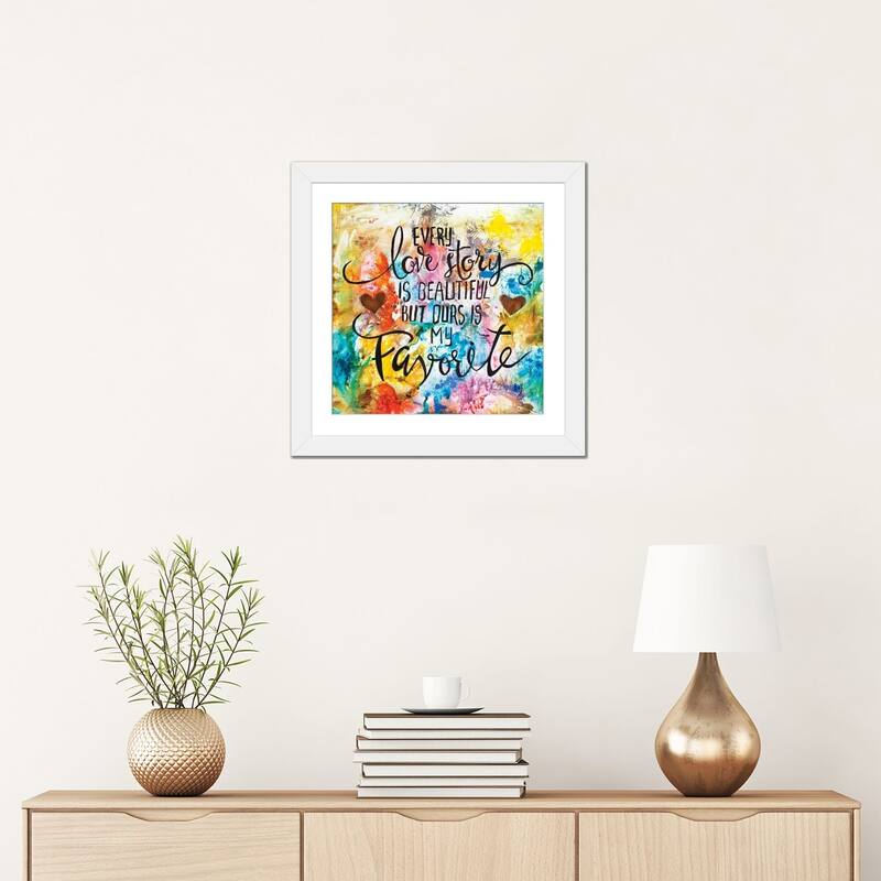iCanvas "Every Love Story Is Beautiful" by Ivan Guaderrama