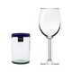 preview thumbnail 9 of 15, Handmade Blue Rim Glass Classic Drinking Set of 6 Glasses (Mexico)