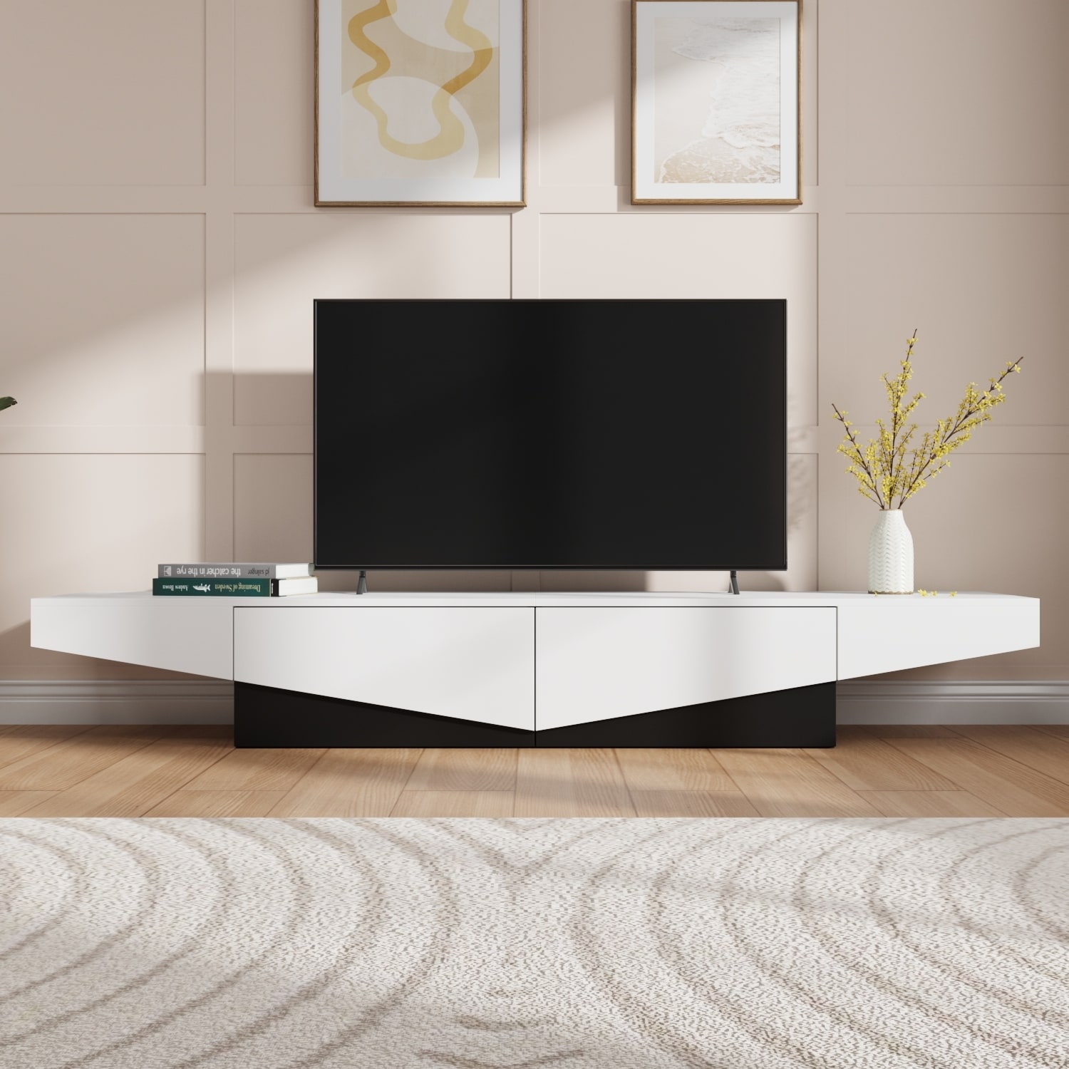 Triangle shop tv cabinet