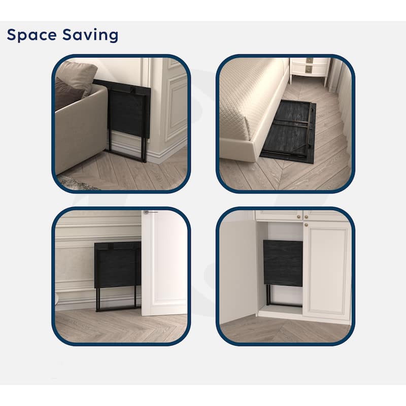 Functional Space Saving Collapsible Folding Desk
