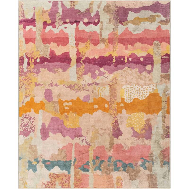 Well Woven Apollo Abstract Couleurs Abstract Waves Multi Area Rug