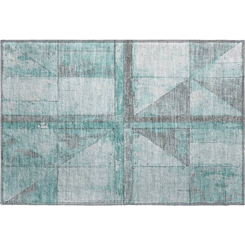 Premium Washable Super Soft Contemporary Geo Mayfield Rug