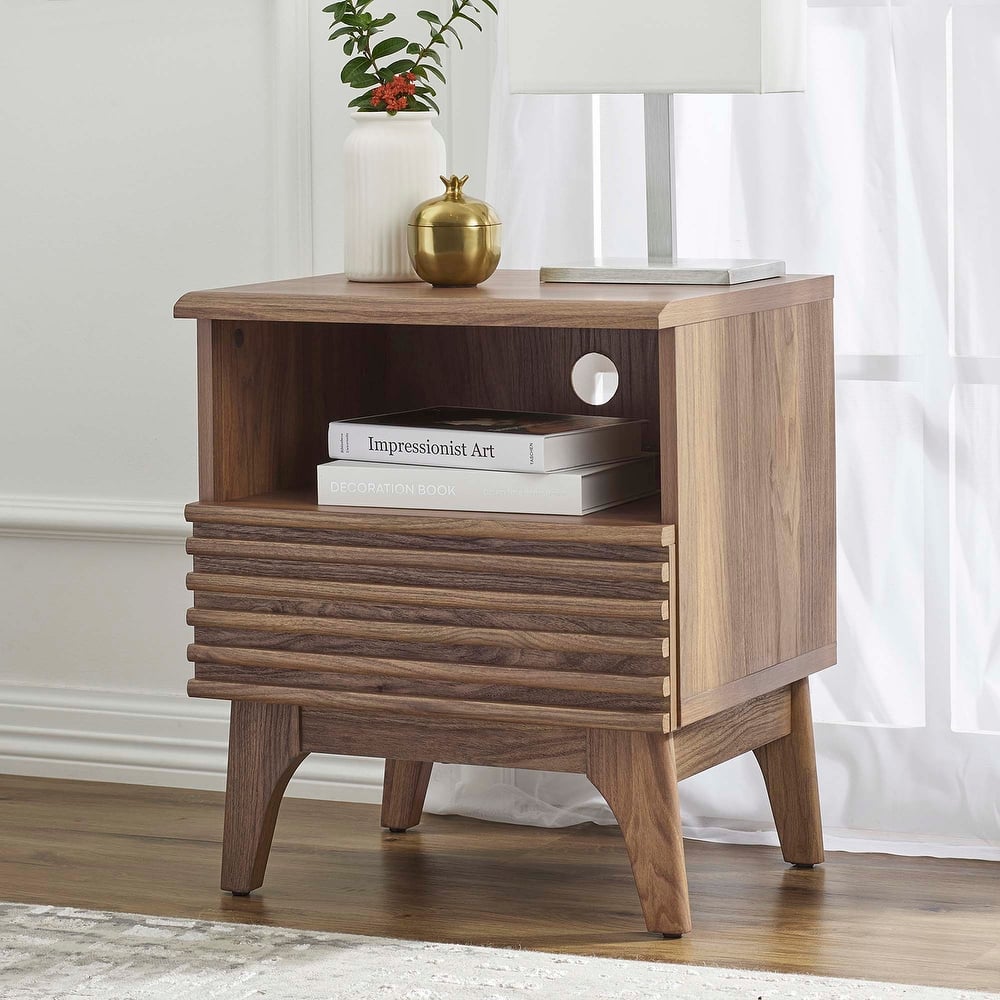 Render Mid-Century Modern Nightstand