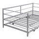 preview thumbnail 26 of 24, Twin Size Metal Daybed wAdjustable Trundle,Daybed Frame,Pop Up Trundle