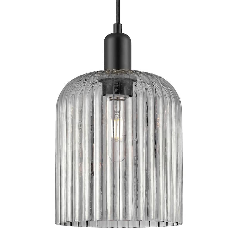 Innovations Lighting 716-1P-G559-8SM Bridal Veil 8" Wide Cord Hung - Matte Black