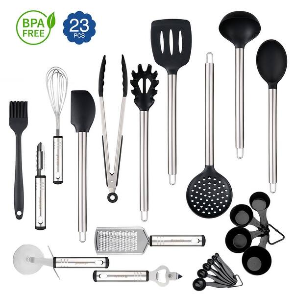 https://ak1.ostkcdn.com/images/products/is/images/direct/63c36dbb24882c0ec53eee78a54536d777dde874/Rackaphile-23-Piece-Stainless-Steel-Kitchen-Utensil-Set-with-LFGB-Approved-Heat-Resistant-Silicone-Heads.jpg?impolicy=medium