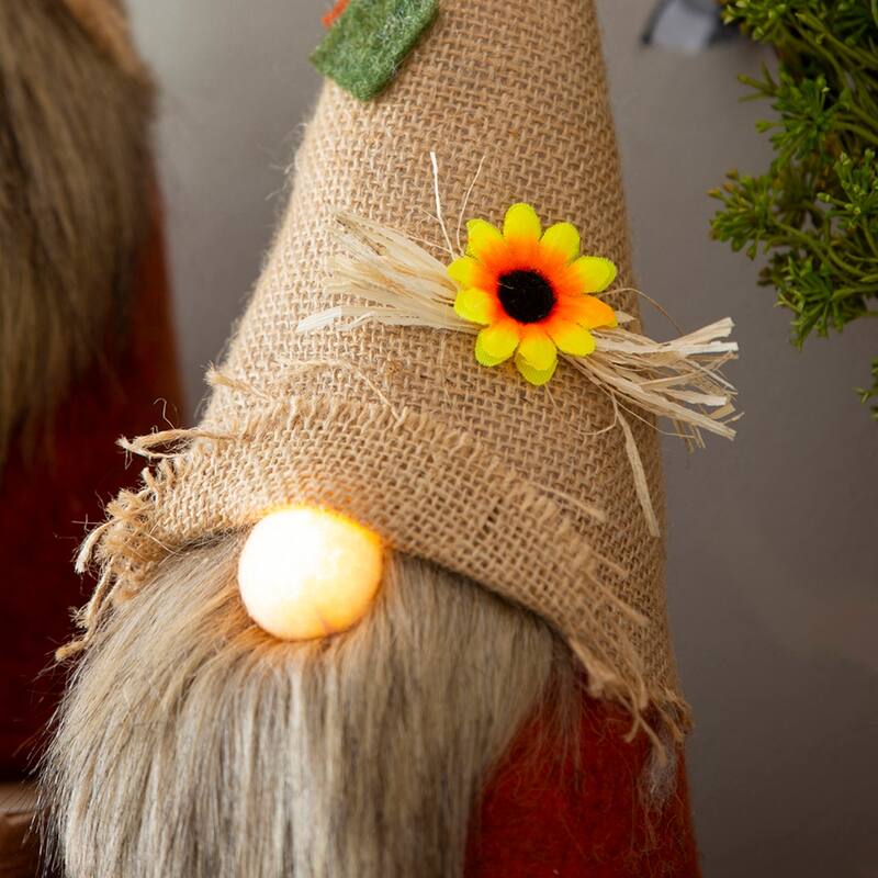 LED Plush Gnomes, Set of 2