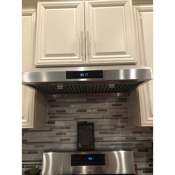 hauslane range hood clock set