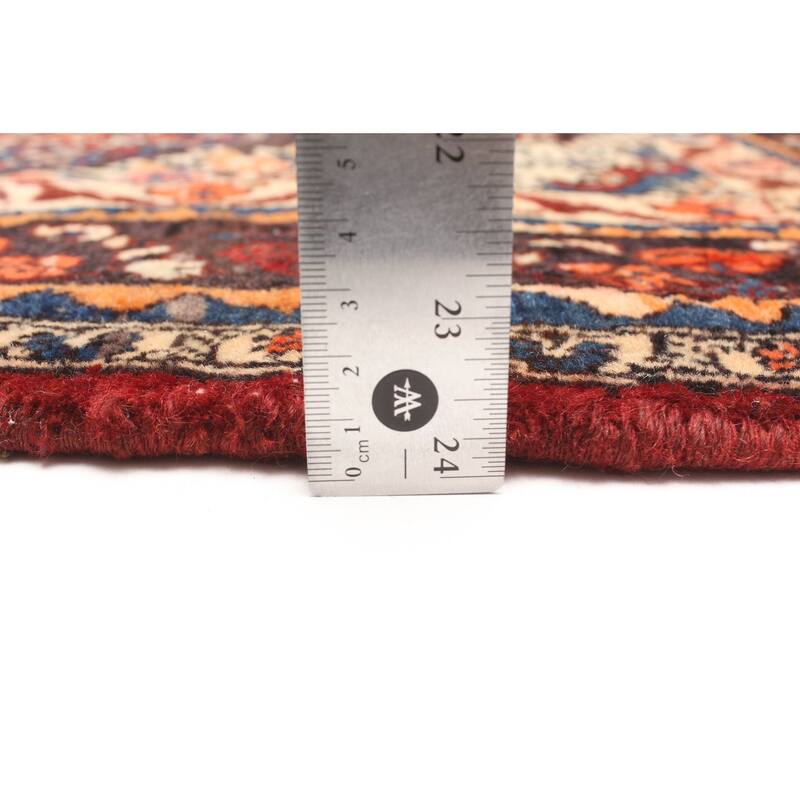 ECARPETGALLERY Hand-knotted Kayseri Red Wool Rug - 4'5 x 6'5