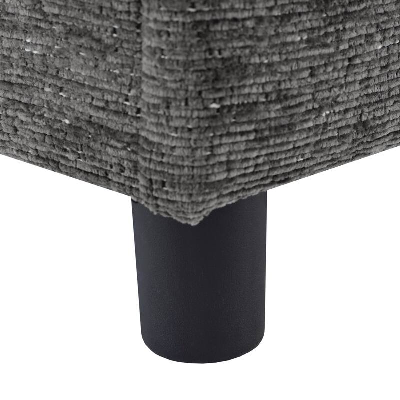 109.9" Chenille U-Shaped Sectional Sofa with Sofa Bed, Built-in Storage, Cup Holders and Charging Ports