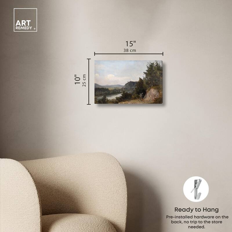 Hilltop Tower View I Canvas by Art Remedy, Gallery Wrapped