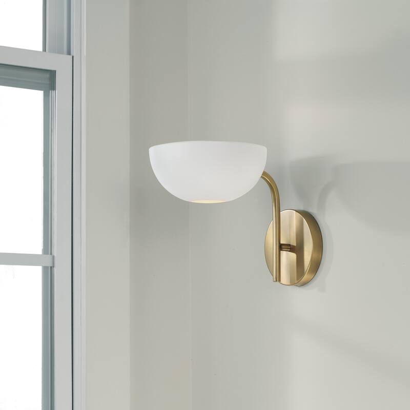 Reece 1-Light Sconce - 7.25"W x 9.5"H x 10.75"E