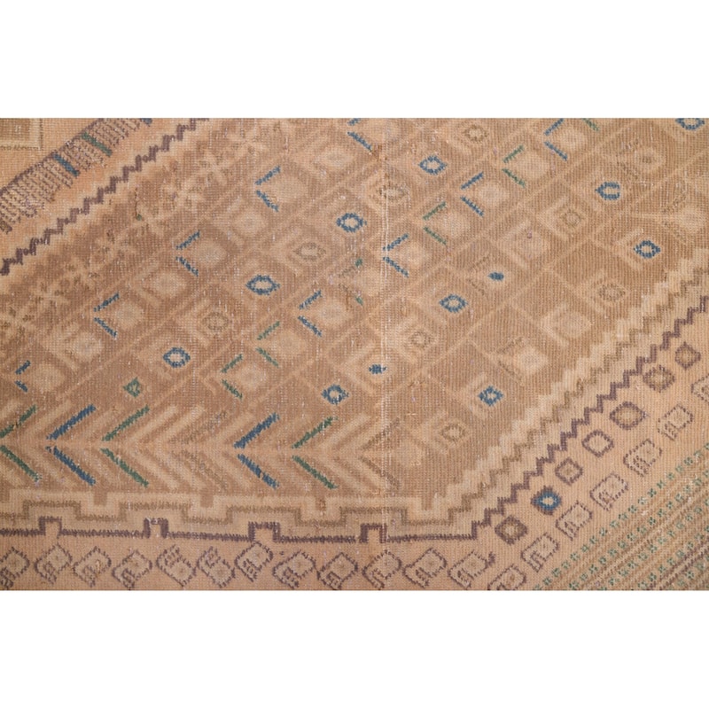 ECARPETGALLERY Hand-knotted Antalya Vintage Brown Wool Rug - 5'7 x 7'8