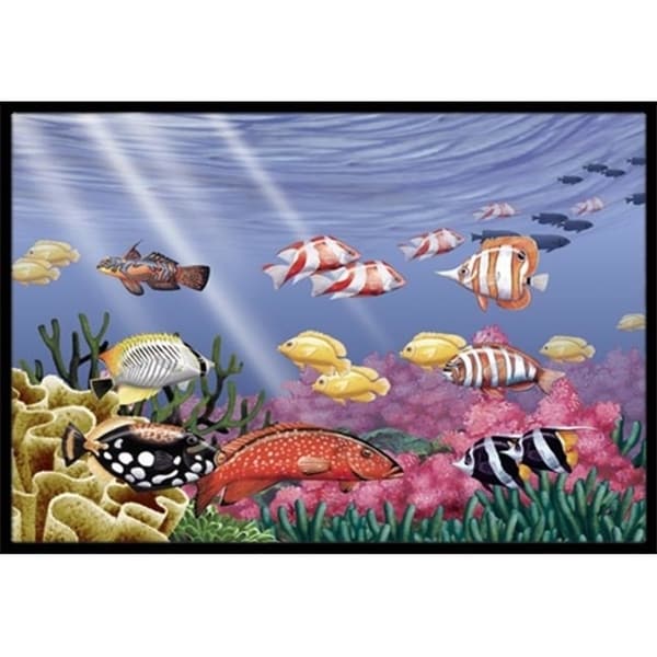 Carolines Treasures PTW2032MAT Undersea Fantasy 7 Indoor & Outdoor Mat 18 x 27 in.