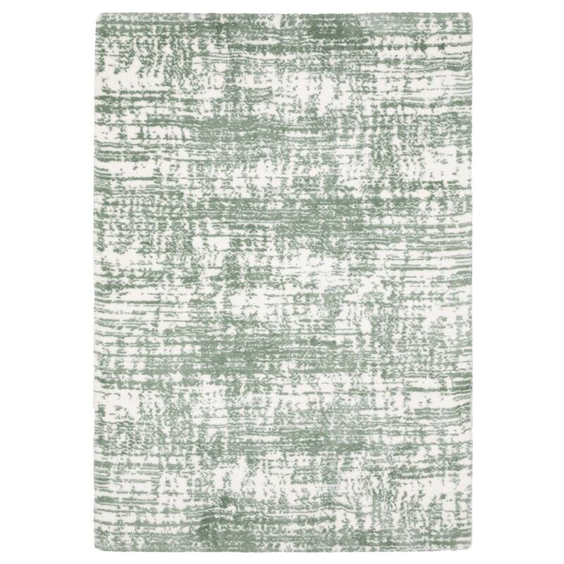 HomeRoots Abstract Industrial Runner Area Rug