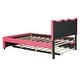 preview thumbnail 8 of 7, Full Size Upholstered Platform Bed with Trundle and Heart Shaped