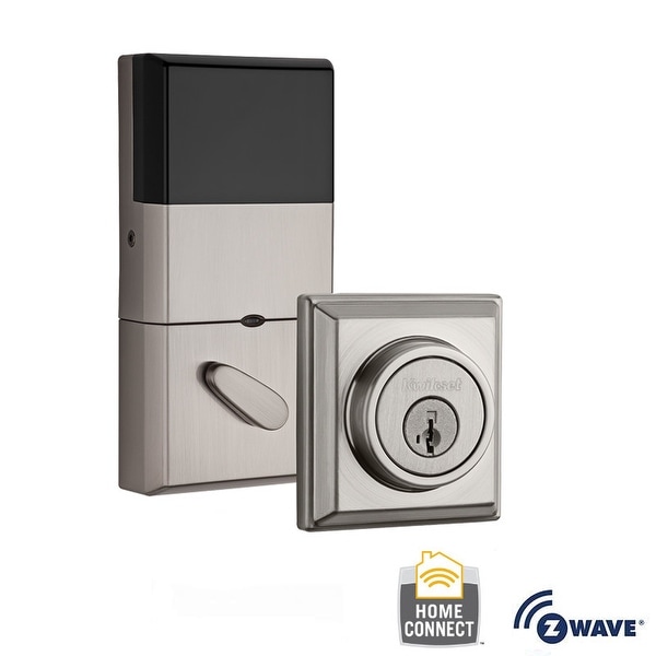 Kwikset 910-S-CNT-ZW Signature Series Contemporary Electronic Deadbolt with Z-Wave Technology