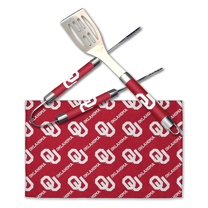 NCAA BBQ Grill Utensil Set