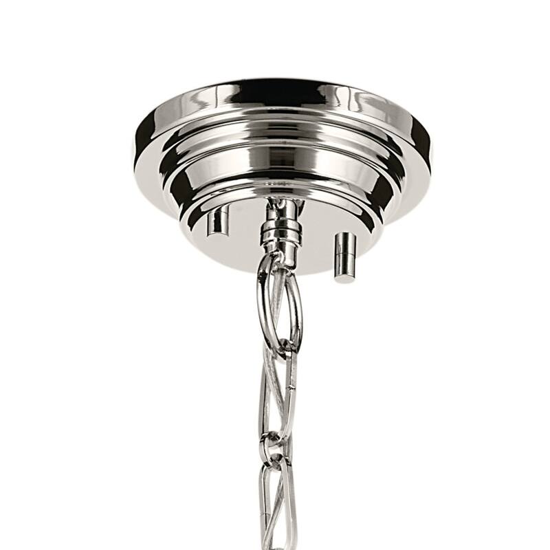 Kichler Lighting Marsailli 19" 1-Light Medium Pendant with Opal Glass in Brushed Nickel - 11.5