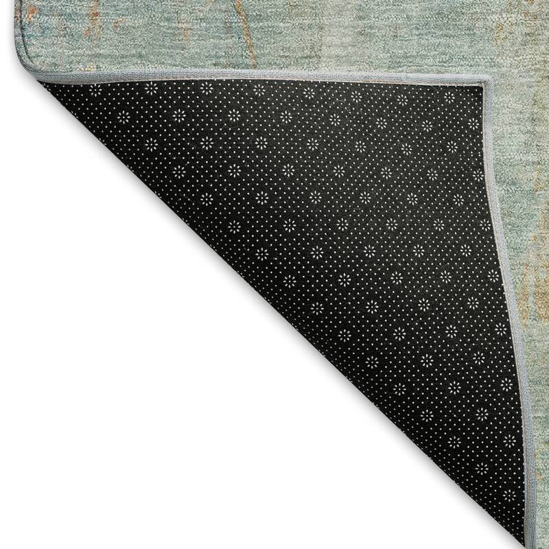 Machine Washable Indoor/ Outdoor Vintage Ombre Chantille Rug