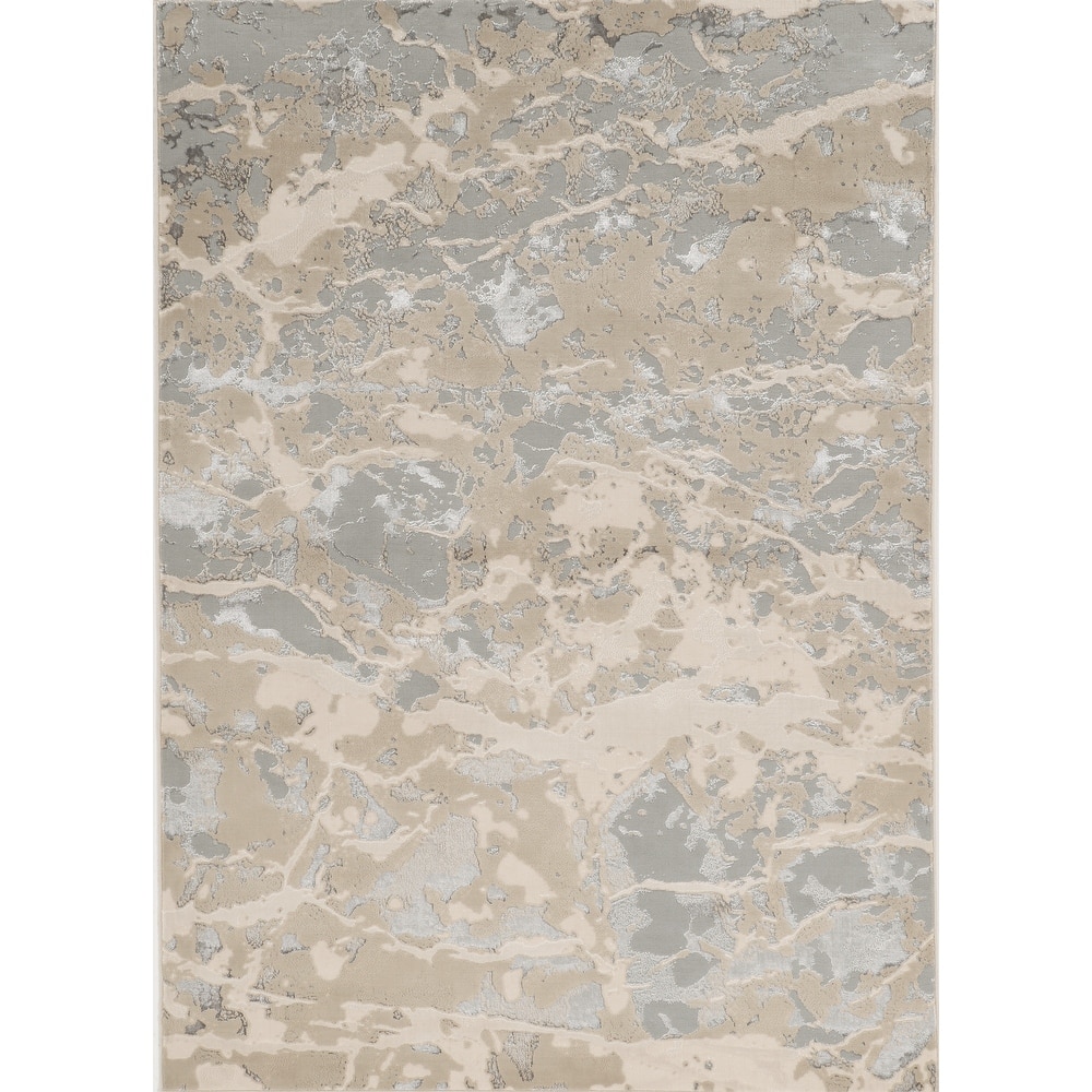 Porch & Den Stone Textured High Sheen Area Rug